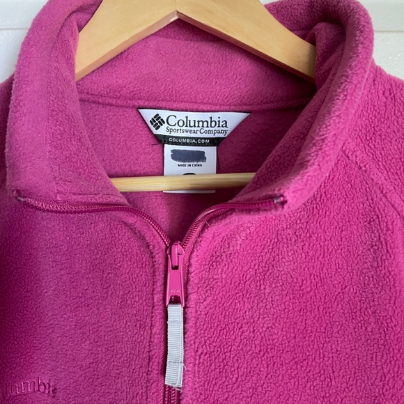 Columbia Women Fleece Jacket Full Zip Up With Pockets XL - Picture 3 of 5